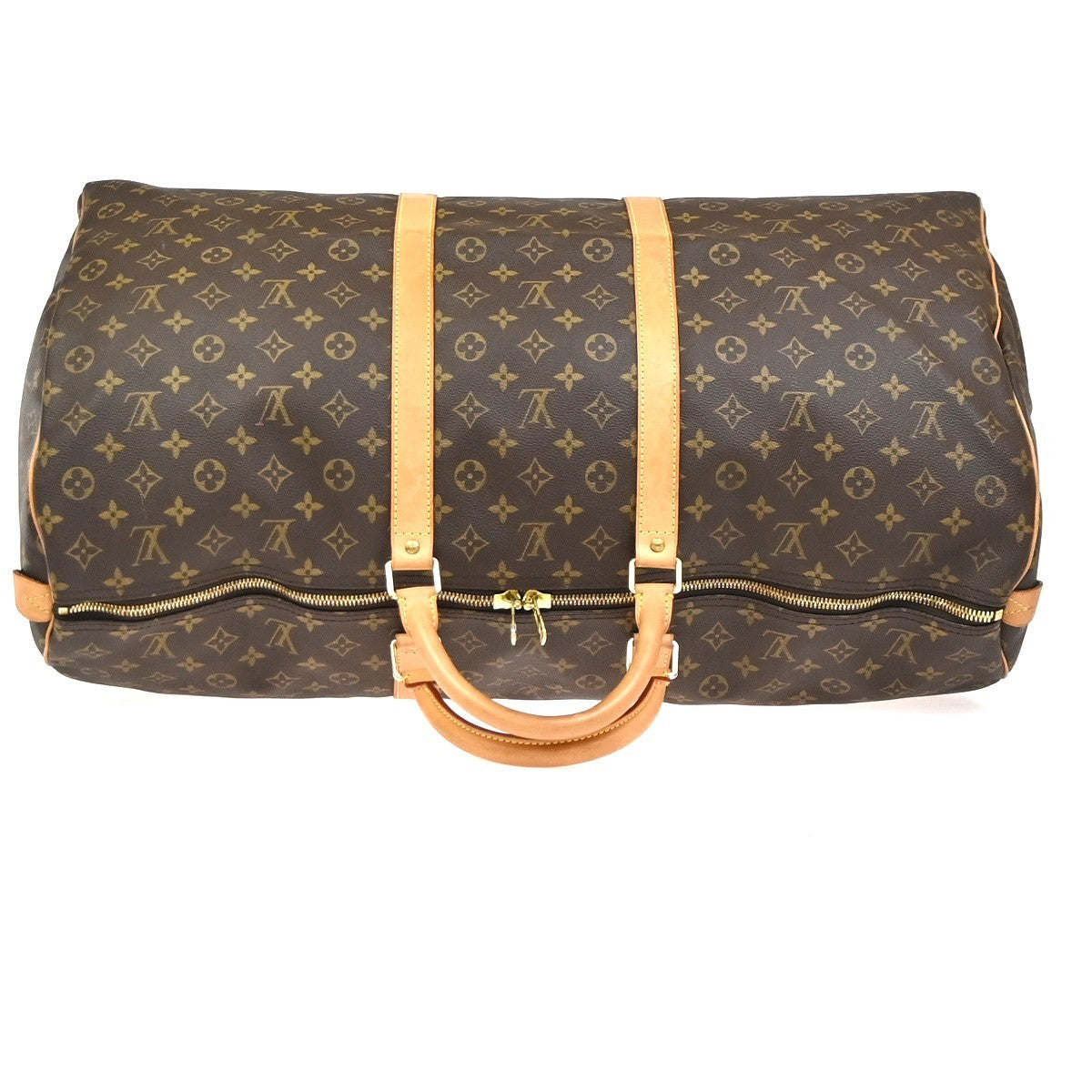 LOUIS VUITTON Keepall 60 Travel Hand Bag Monogram Leather Brown M41422 96YH892