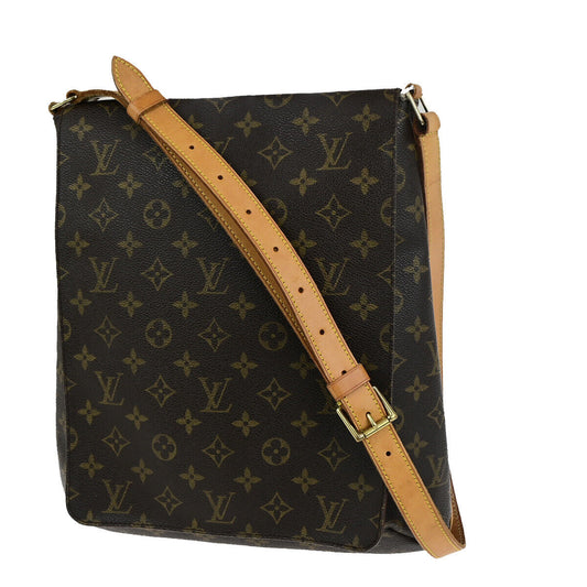 LOUIS VUITTON Musette Shoulder Bag Monogram Leather Brown France M51256 35YG516