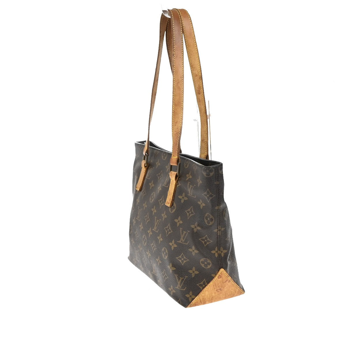 LOUIS VUITTON Cabas Piano Shoulder Bag Monogram Leather Brown M51148 39YH177