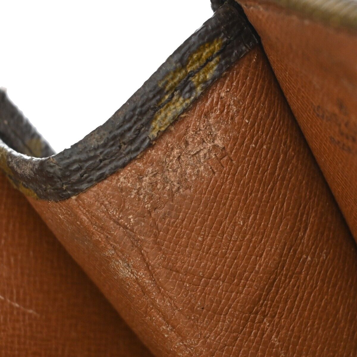 LOUIS VUITTON Poche Documents Clutch Bag Monogram Leather Brown M53457 67EA254