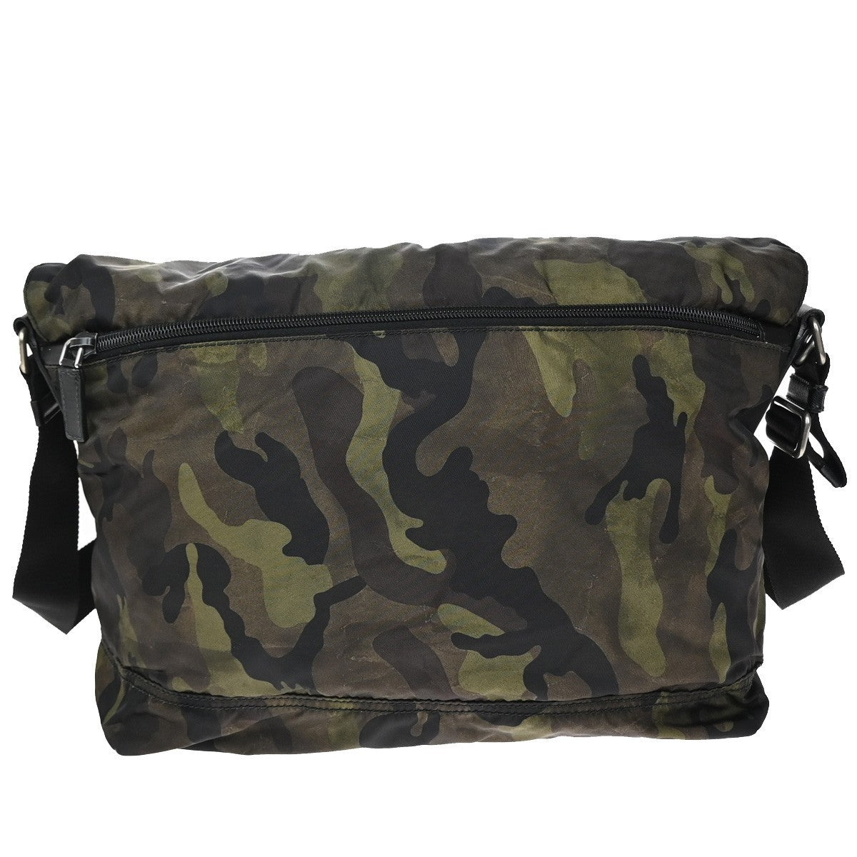 PRADA Tessuto Crossbody Camouflage Shoulder Bag Nylon Leather GN SHW 77KP101