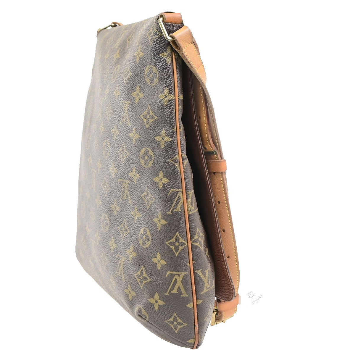 LOUIS VUITTON Musette Shoulder Bag Monogram Leather Brown France M51256 72YJ236