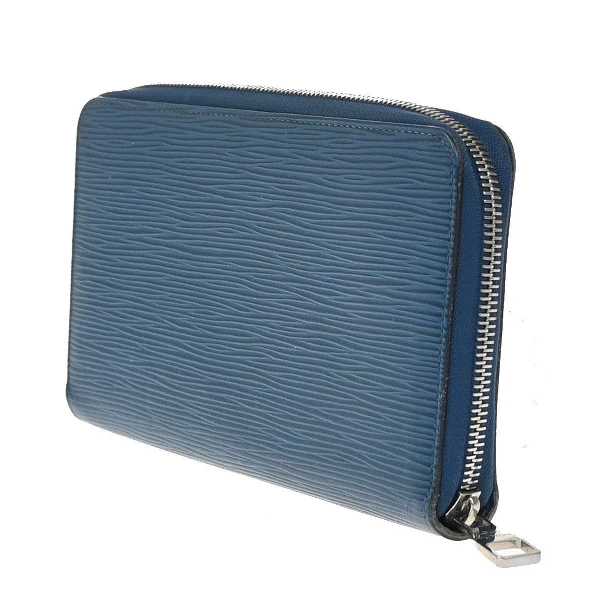 LOUIS VUITTON LV Zippy Organizer Long Wallet Epi Leather Blue SHW M60619 35KB376