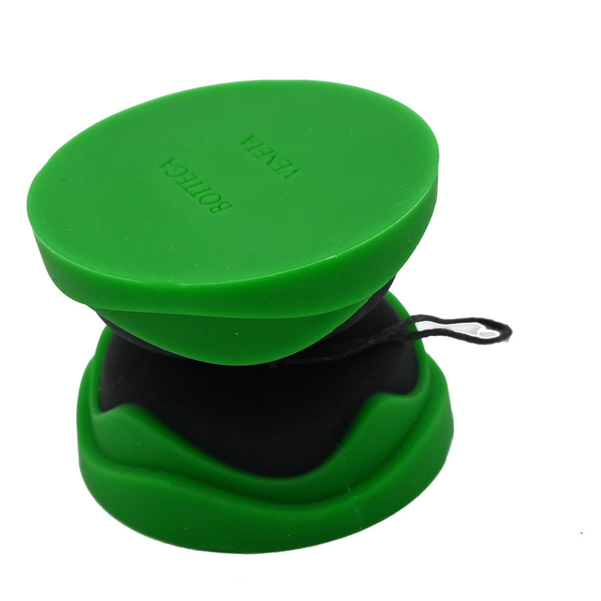 BOTTEGA VENETA Logo Novelty Yo-Yo Toy Rubber Green Black 66EE323