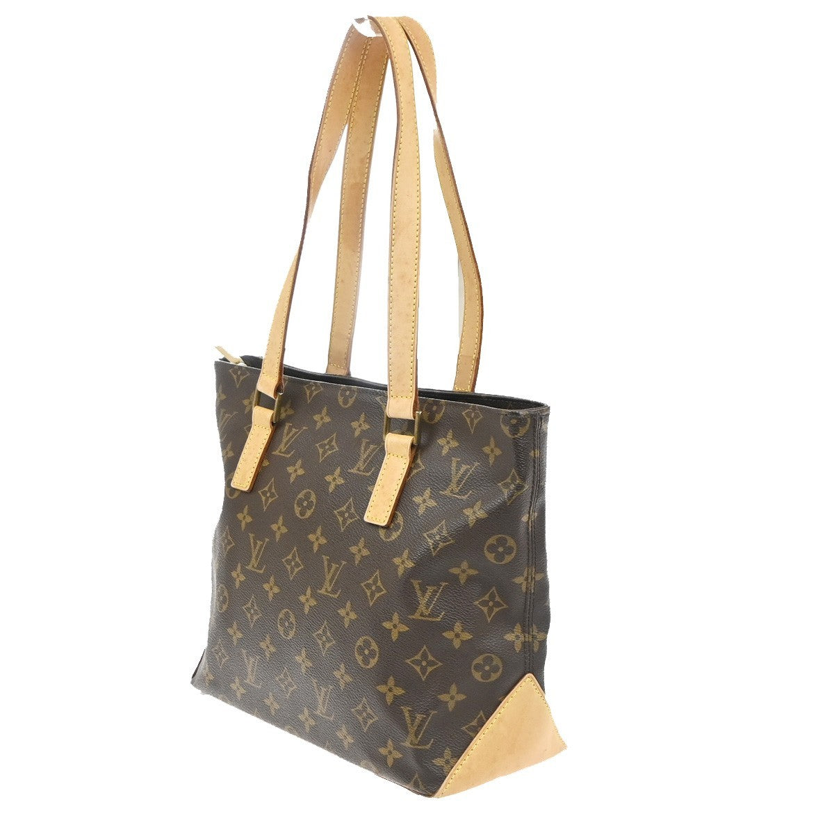 LOUIS VUITTON Cabas Piano Shoulder Bag Monogram Leather Brown M51148 71SA140