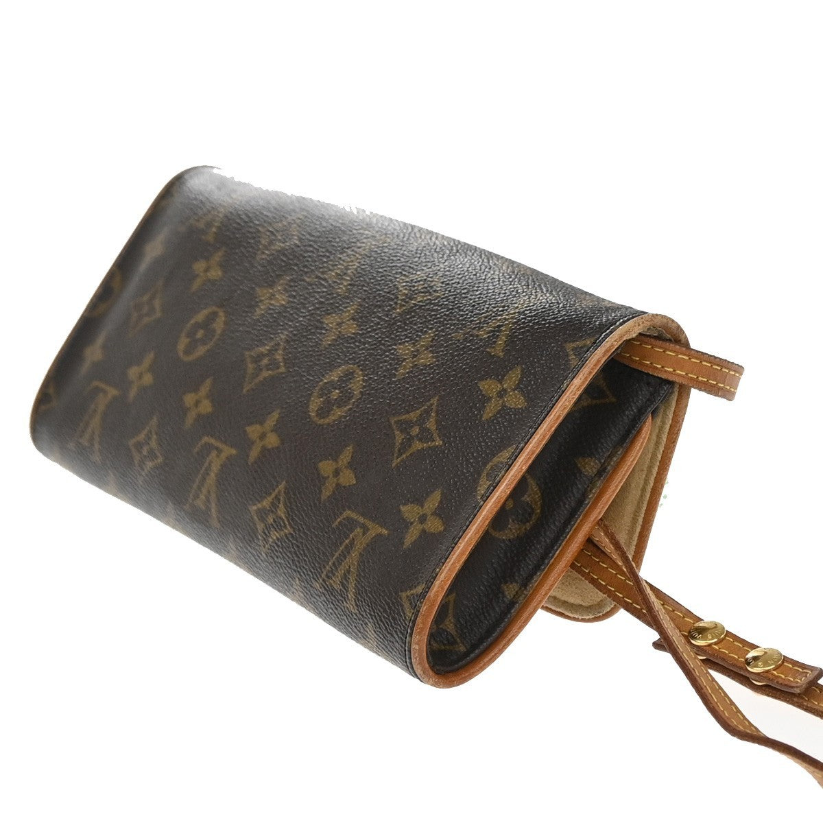 LOUIS VUITTON Pochette Twin GM 2Way Shoulder Bag Monogram Brown M51852 86SA078