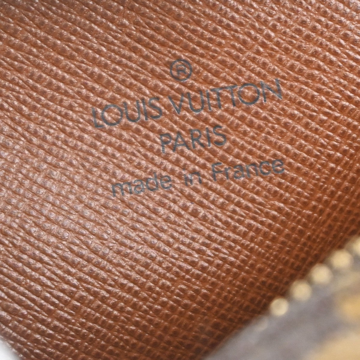 LOUIS VUITTON Danube Shoulder Bag Monogram Leather Brown France M45266 84KC774