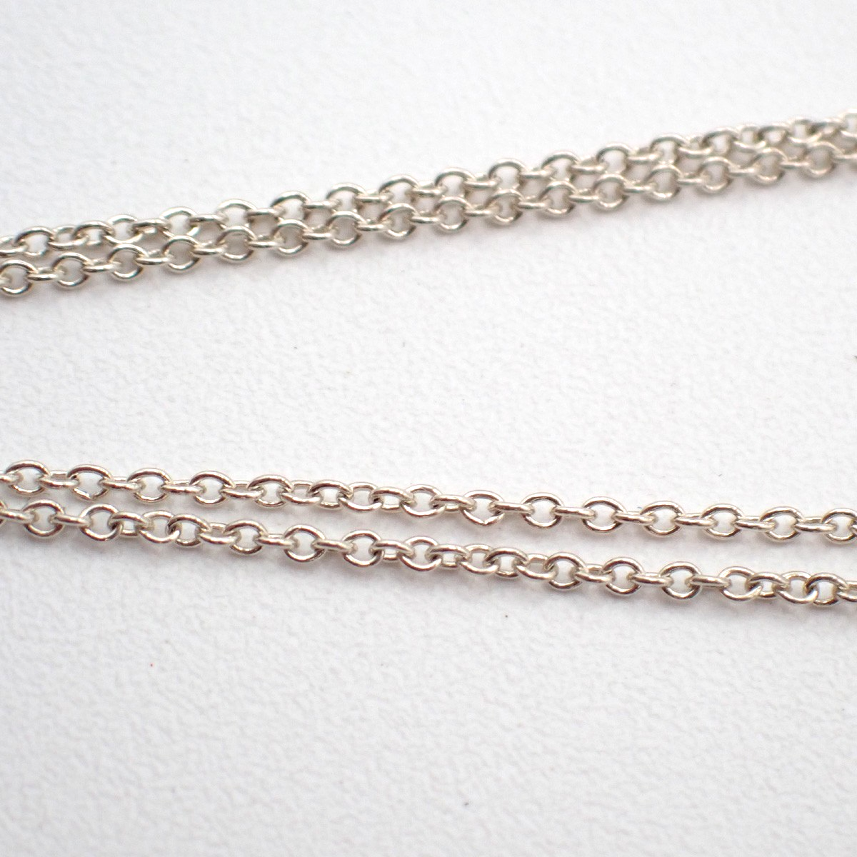 Tiffany & Co. Signature X Cross Chain Necklace Pendant Ag 925 Silver 05KC577