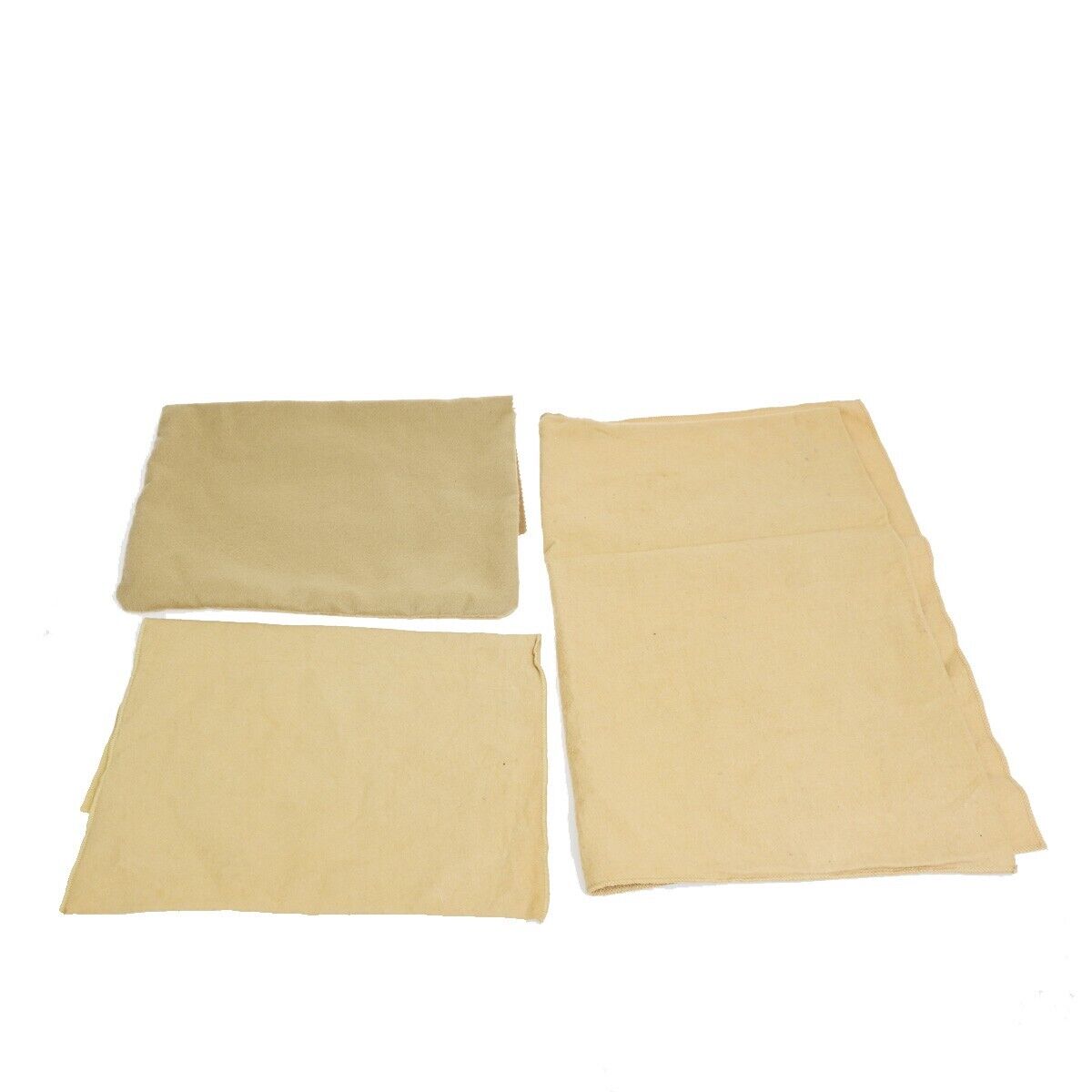 LOUIS VUITTON Logo 10 Set Dust Bag Drawstring Canvas Cotton Beige Brown 08FB355