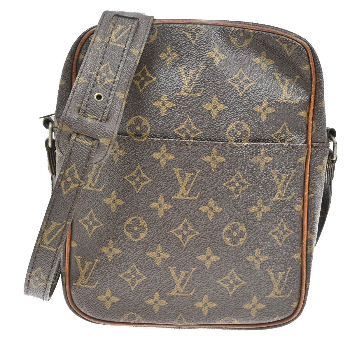 LOUIS VUITTON Petit Marceau Shoulder Bag Monogram Leather Brown M40264 62KB832