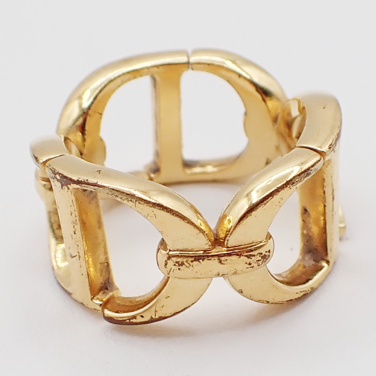 Dior CD Logo 30 Montaigne Ring Gold-Plated Accessory 02RF744