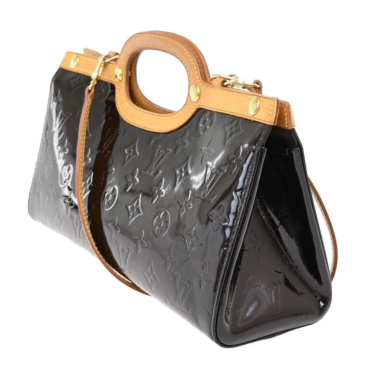 LOUIS VUITTON Roxbury Drive 2Way Hand Bag Monogram Vernis AE M91995 85KB543