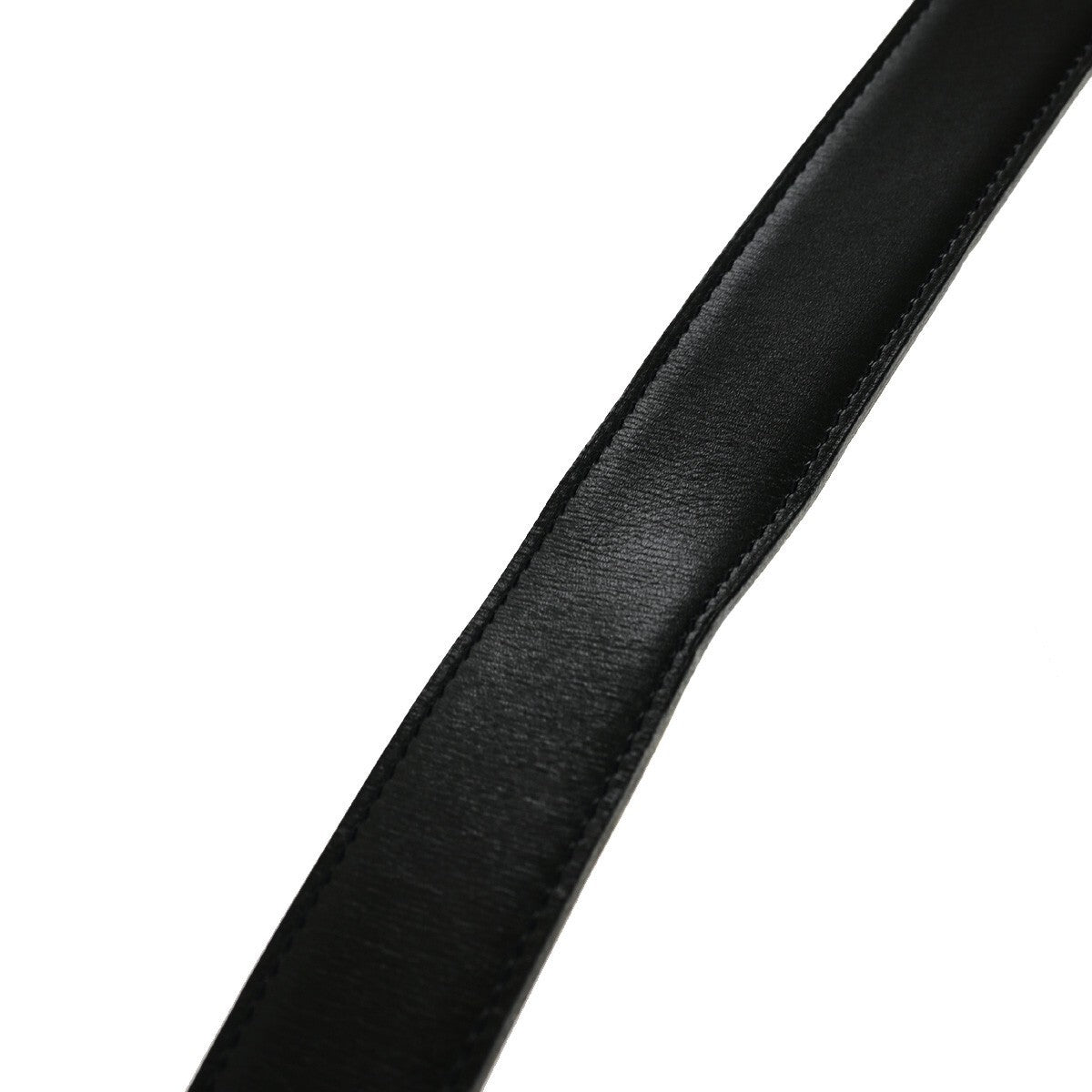 HERMES H Logo Constance Reversible Buckle Belt Leather #68 Black Brown 82RL054