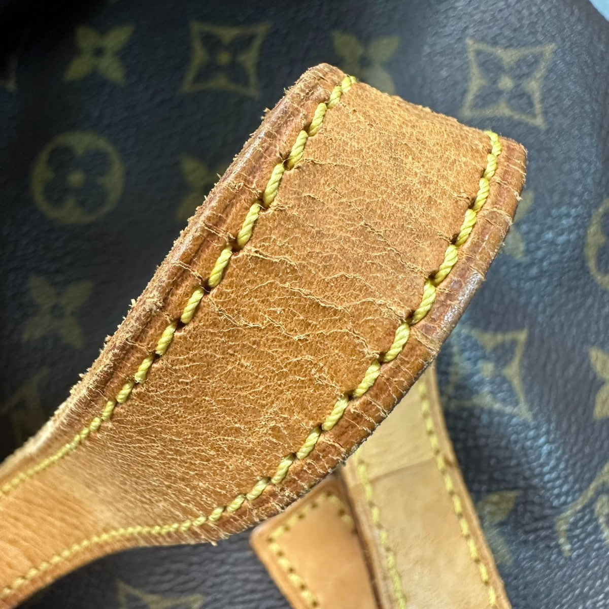 LOUIS VUITTON Cabas Mezzo Shoulder Bag Monogram Leather Brown M51151 77CA804