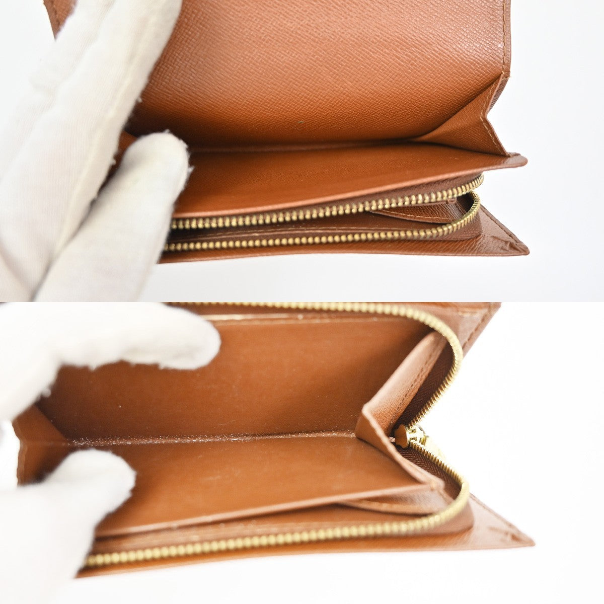 LOUIS VUITTON Porte Monnaie Billets Tresor Wallet Monogram Brown M61730 09ZA134