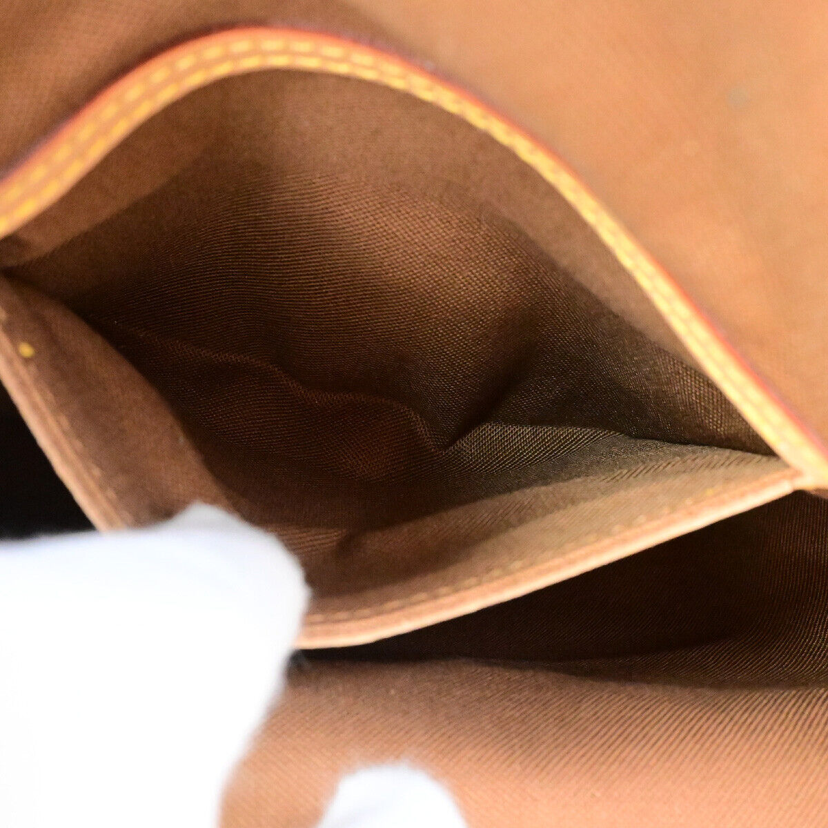 LOUIS VUITTON Montsouris MM Backpack Bag Monogram Leather Brown M51136 18SJ505