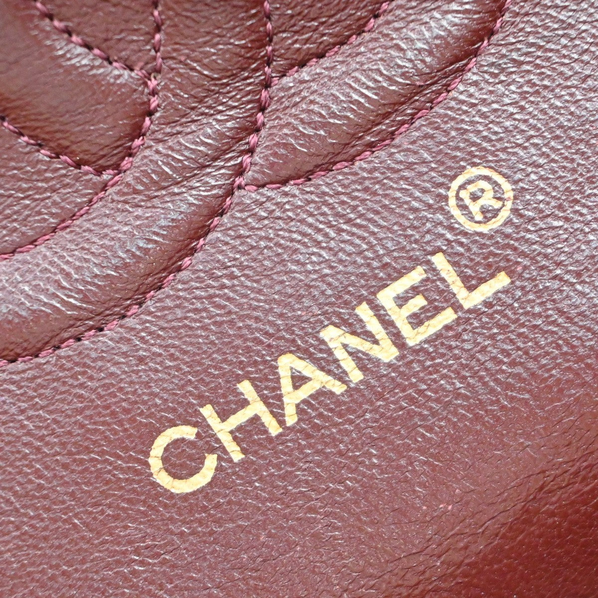 CHANEL Matelasse 25 Double Flap Chain Shoulder Bag Leather BK Vintage 330RF658