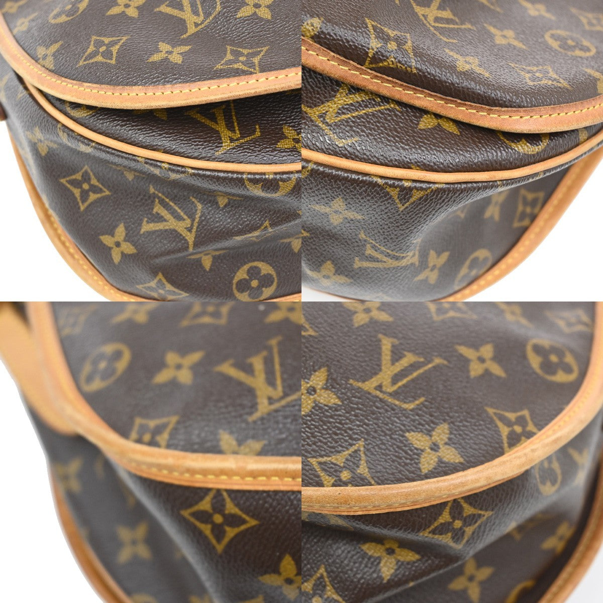 LOUIS VUITTON Menilmontant MM Shoulder Bag Monogram Leather BN M40473 85KB631