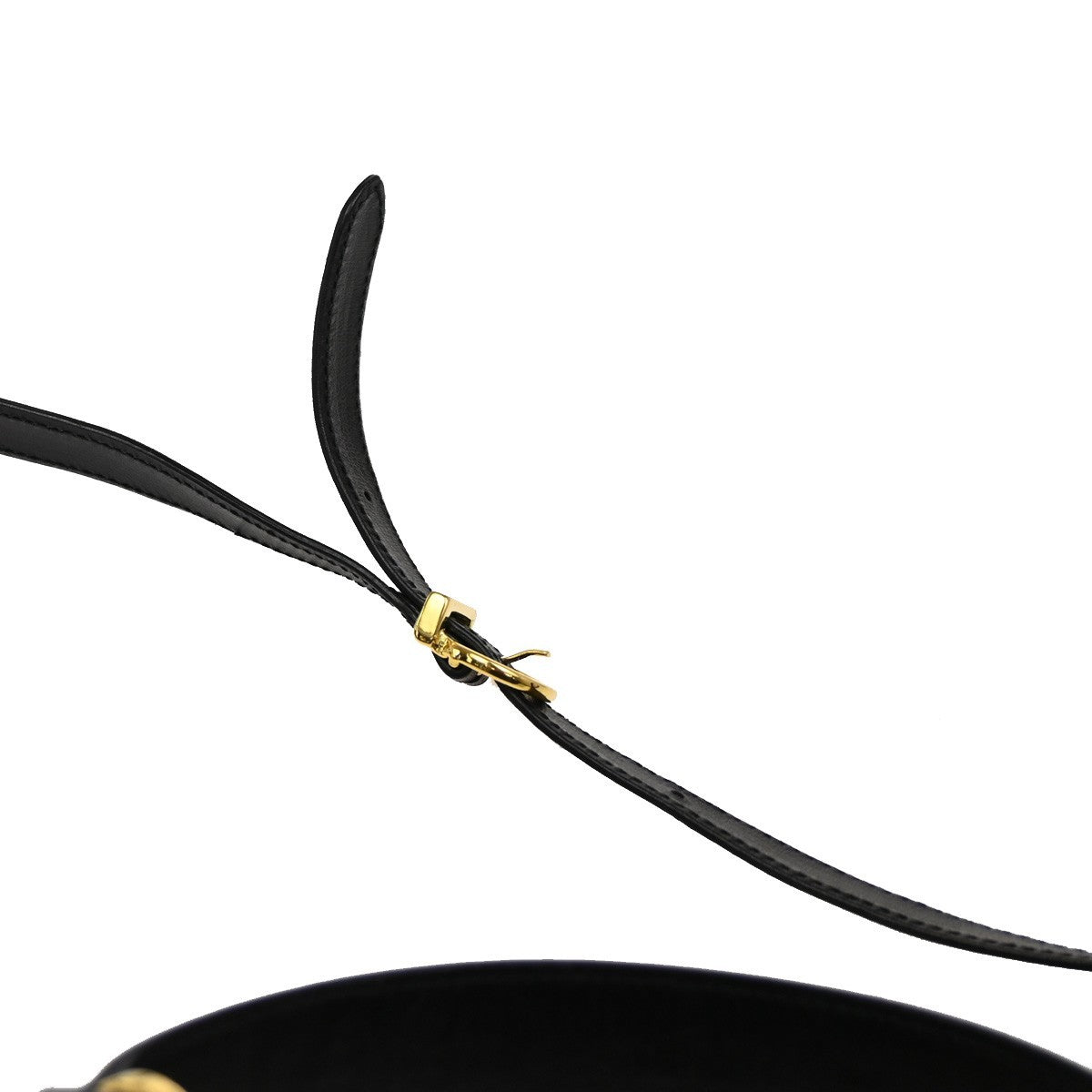 SALVATORE FERRAGAMO Vara Mini 2Way Shoulder Bag Leather Black GHW Italy 30DA236