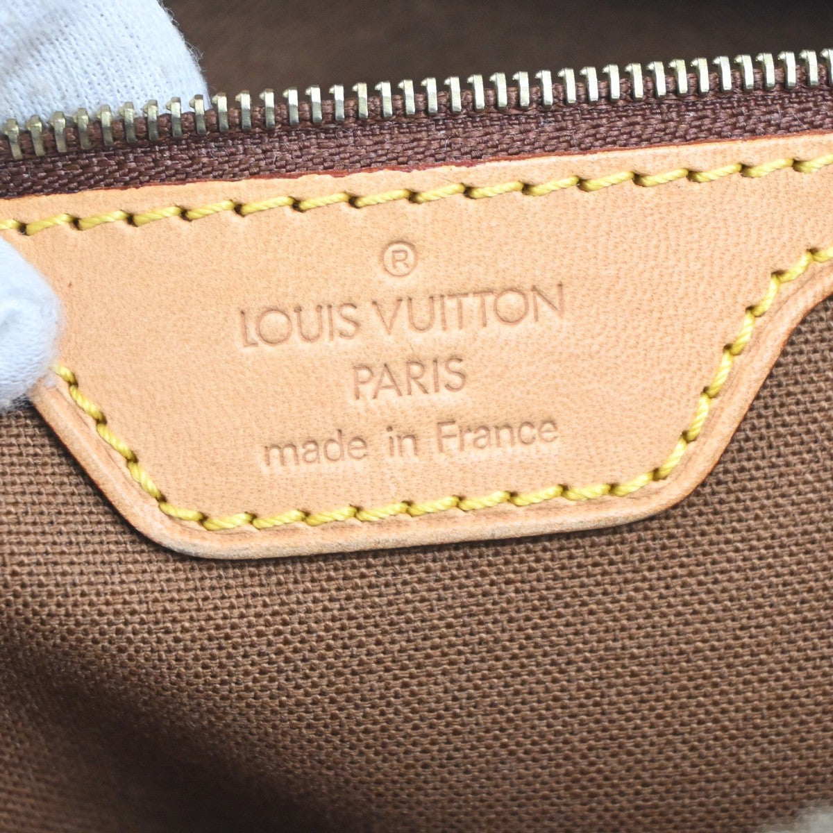 LOUIS VUITTON Cabas Piano Shoulder Bag Monogram Leather Brown M51148 16KC815