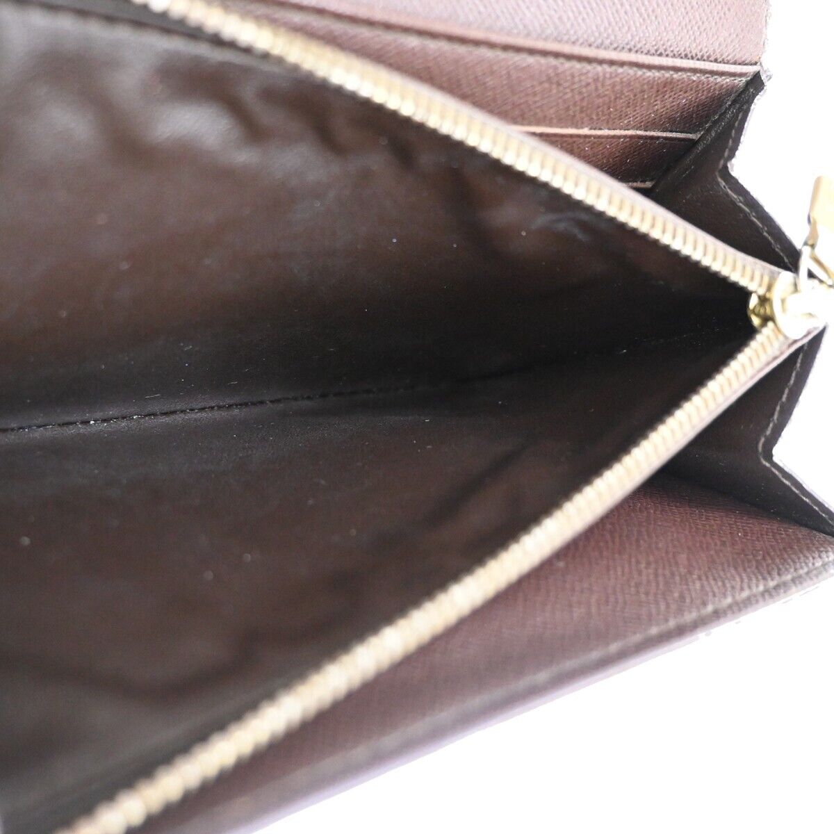LOUIS VUITTON Portefeuille Sarah Long Bifold Wallet Damier Brown N61734 60EA239
