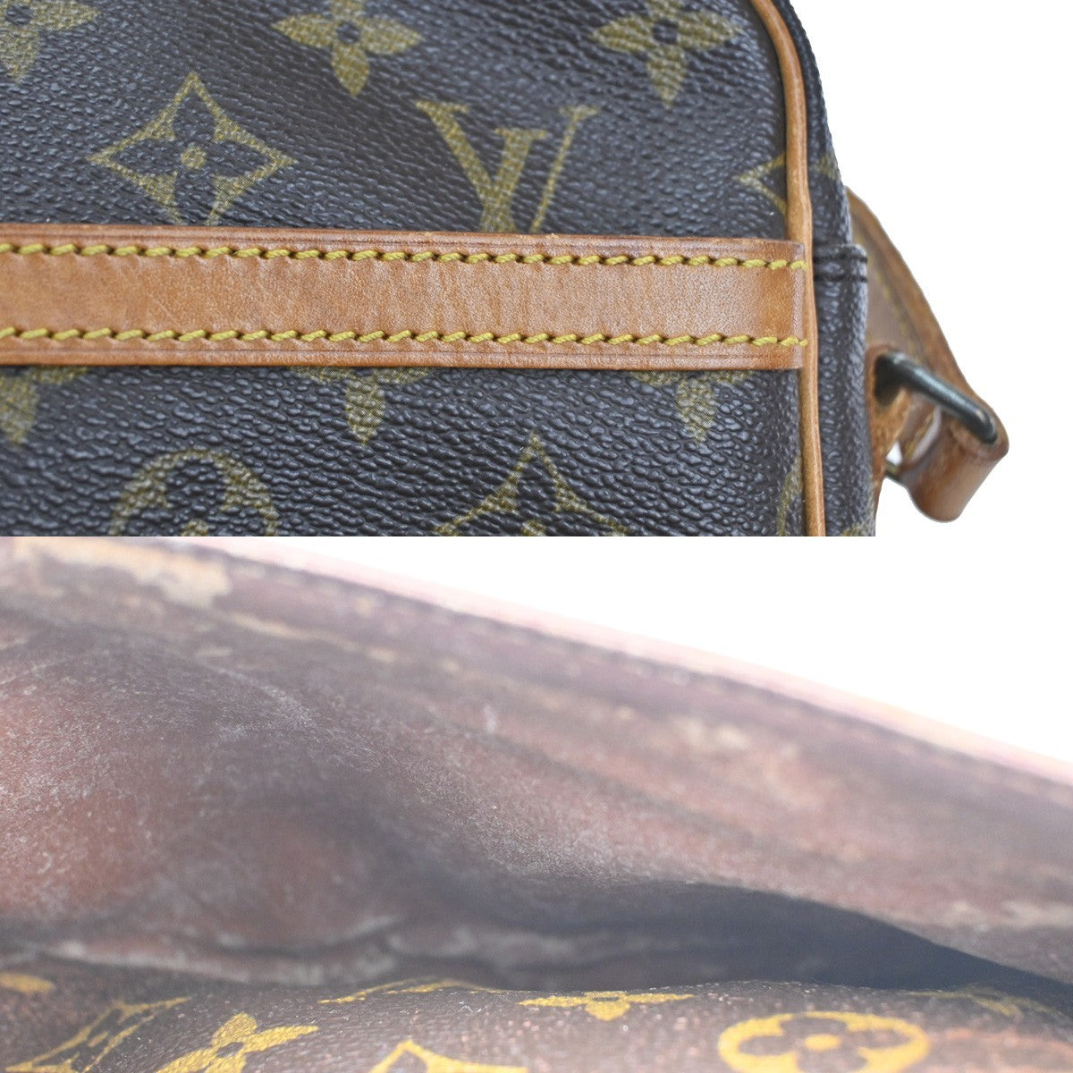 LOUIS VUITTON Trocadero 24 Shoulder Bag Monogram Leather Brown M51276 34CA803
