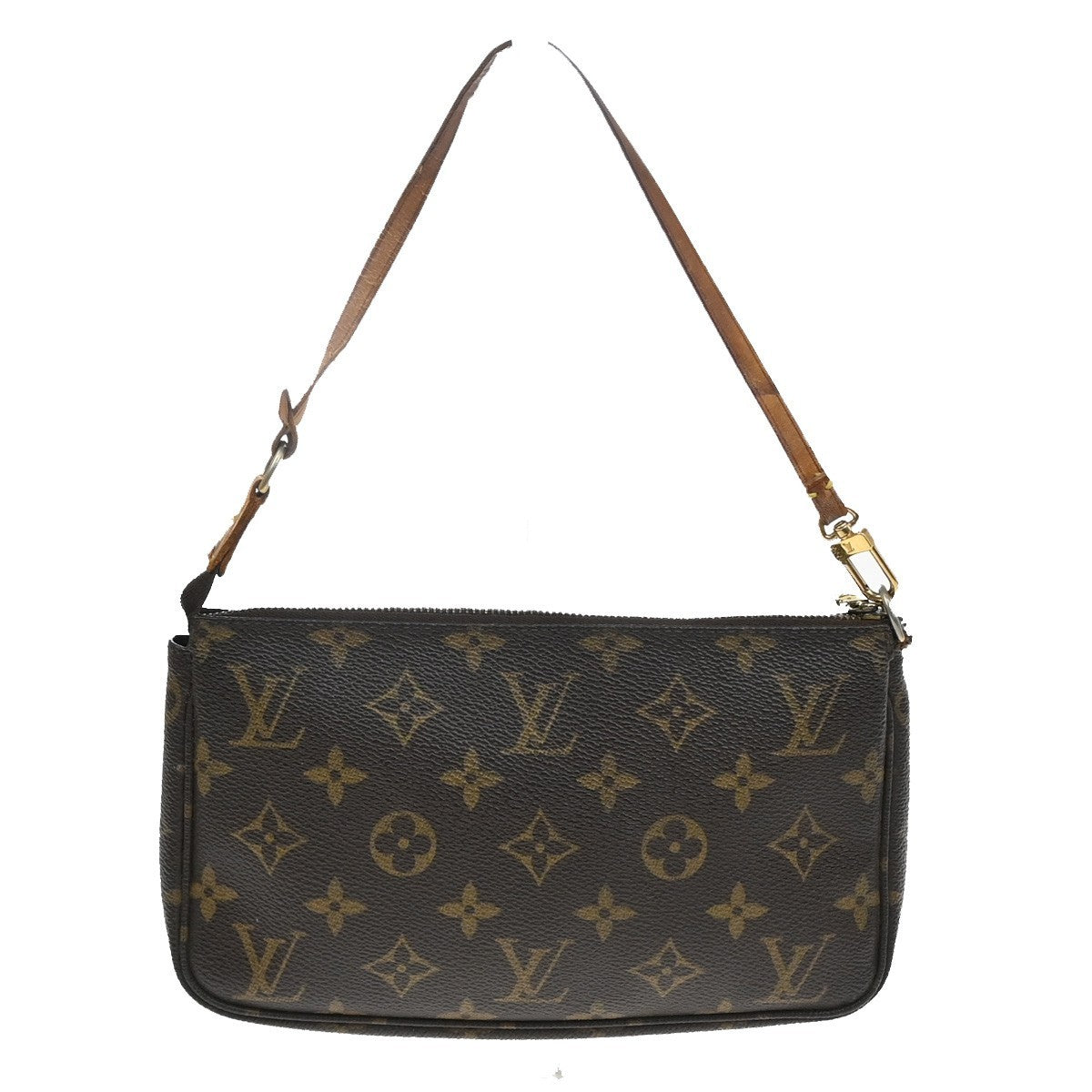 LOUIS VUITTON Pochette Accessoires Hand Bag Monogram Leather BN M51980 65SA127