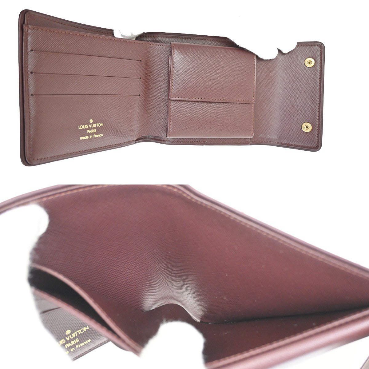LOUIS VUITTON Porte Bie Carte Credit Wallet Monogram Mini Cherry M92241 39TA628