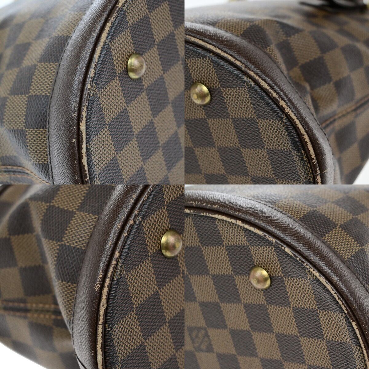 LOUIS VUITTON LV Marais Shoulder Bag Damier Ebene Leather Brown N42240 73ED847