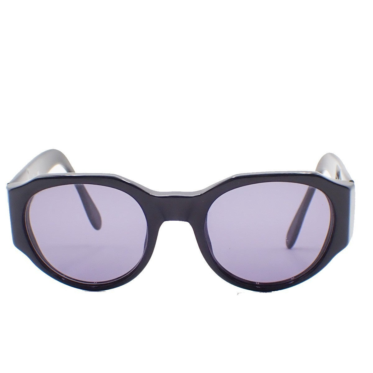 CHANEL CC Logo Sunglasses Eye Wear Plastic Black GHW 04151 Italy 62RL561
