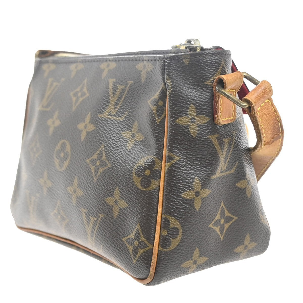 LOUIS VUITTON Viva Cite PM Shoulder Bag Monogram Leather Brown M51165 72MA425