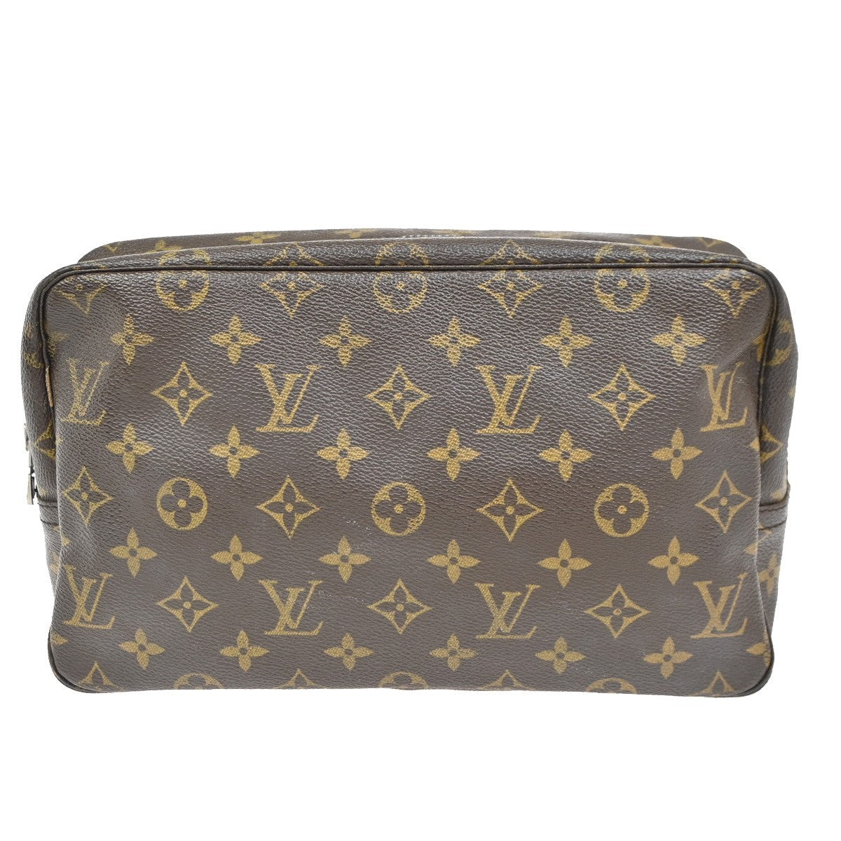 LOUIS VUITTON Trousse Toilette 28 Clutch Hand Bag Monogram Brown M47522 68KC425