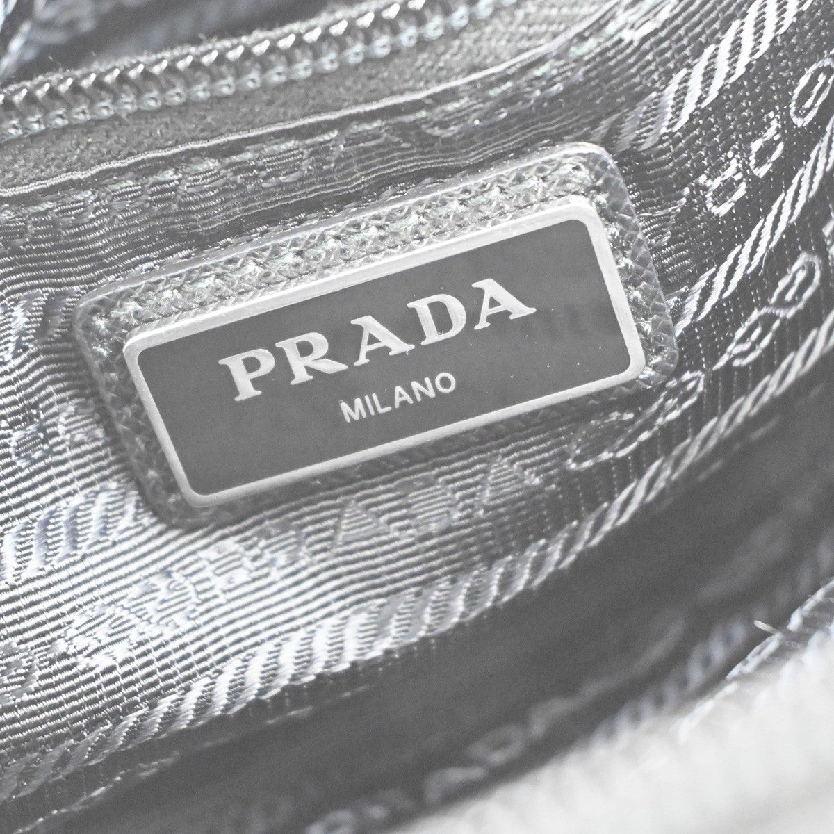 PRADA Logo Shoulder Hand Bag Nylon Leather Black Red Blue SHW Italy 70MA574