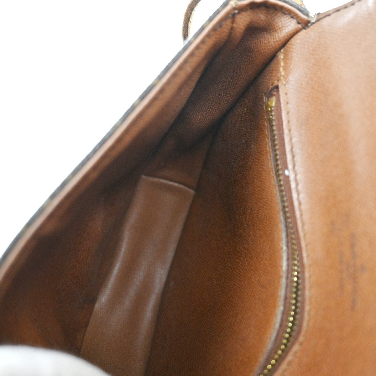 LOUIS VUITTON Chantilly PM Shoulder Bag Monogram Leather Brown M51234 64CA667