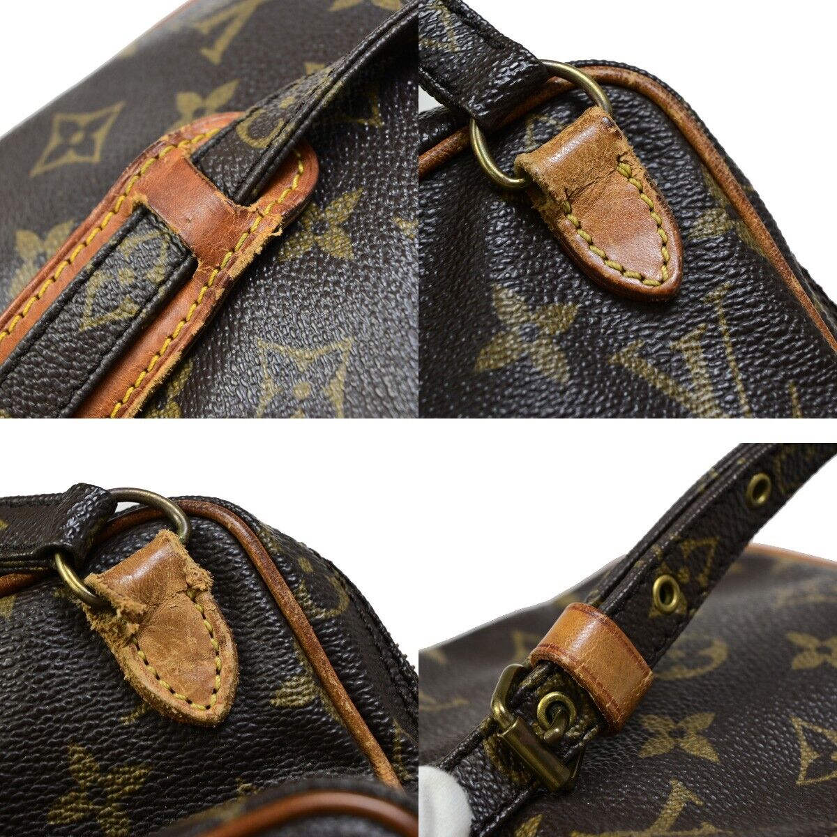 LOUIS VUITTON Mini Amazon Shoulder Bag Monogram Leather Brown M45238 69EB549