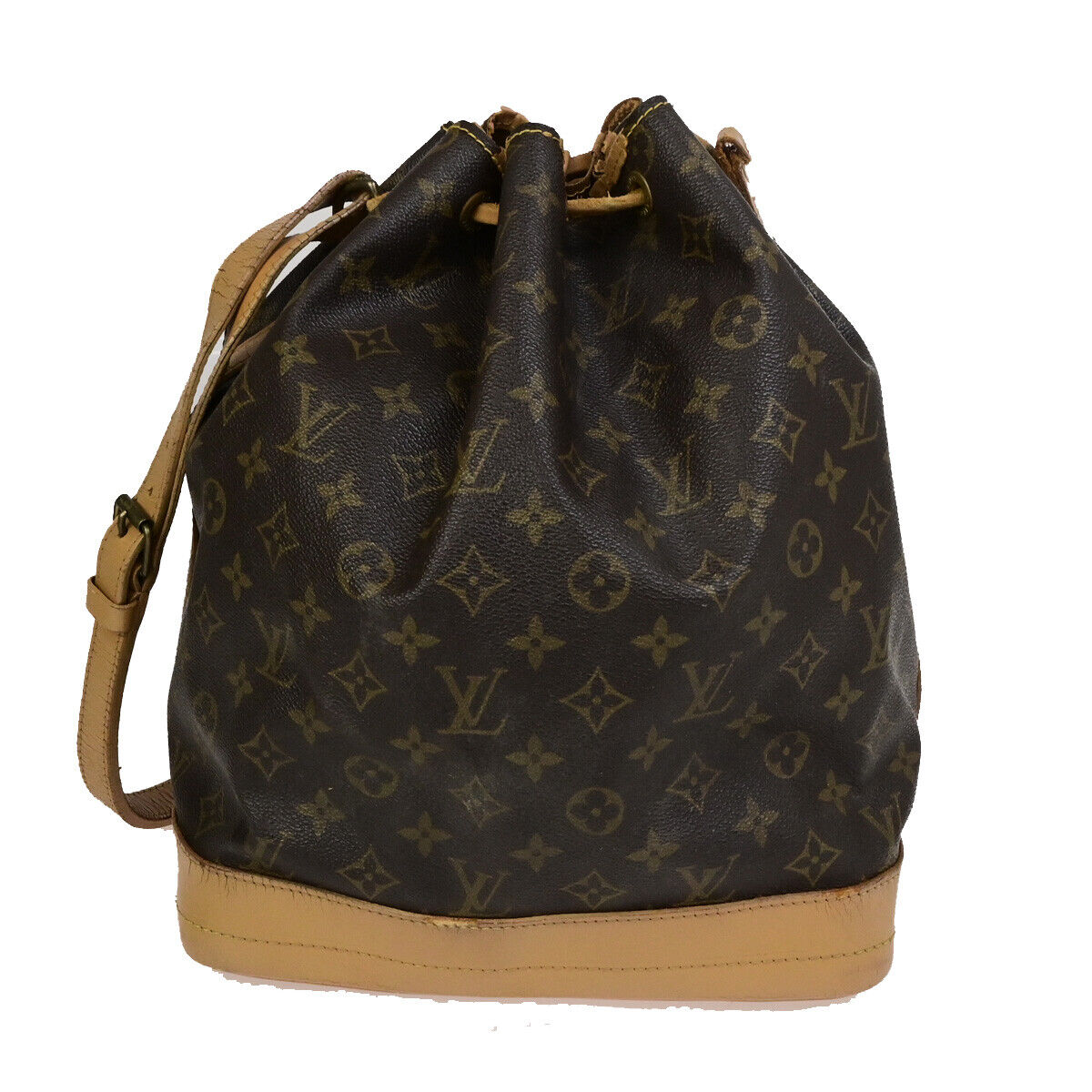 LOUIS VUITTON Noe GM Drawstring Shoulder Bag Monogram Leather BN M42224 08SJ527