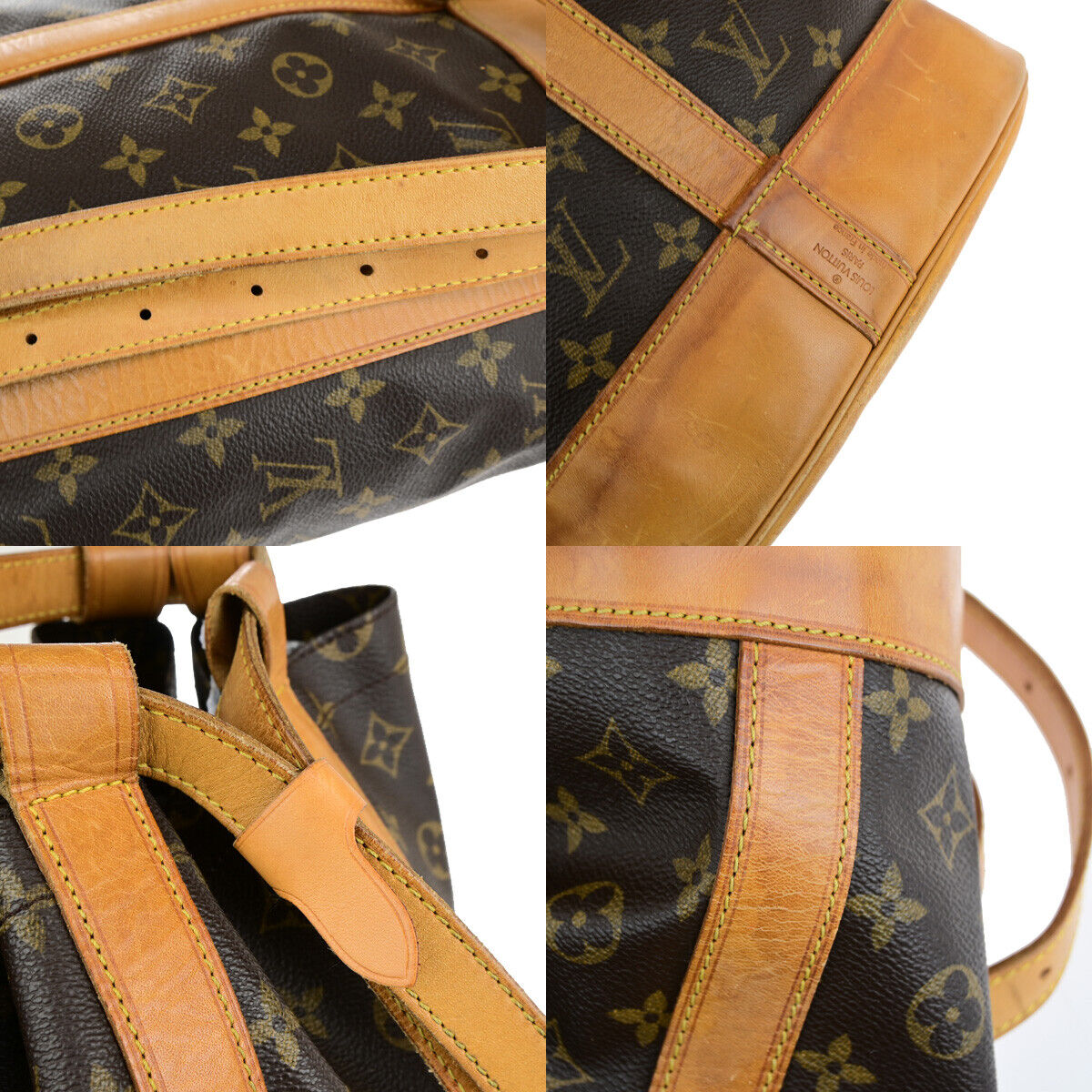 LOUIS VUITTON LV Randonnee PM Shoulder Bag Monogram Leather Brown M42243 86YG615