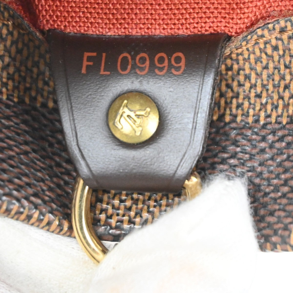 LOUIS VUITTON Clifton Shoulder Bag Damier Ebene Leather Brown N51149 93MA534