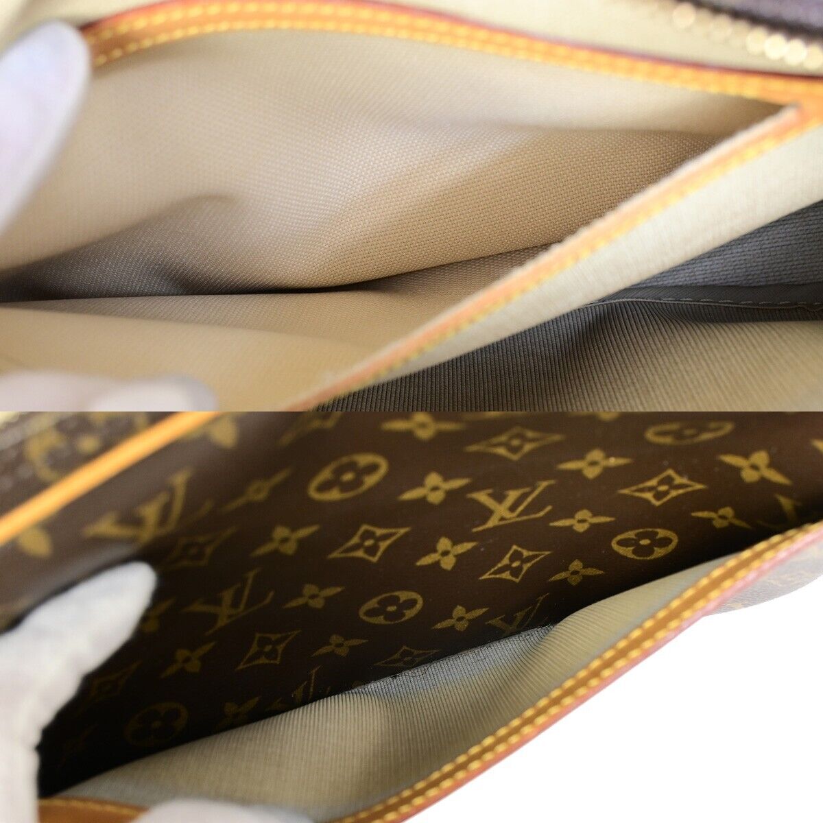 LOUIS VUITTON Reporter PM Crossbody Shoulder Bag Monogram Leather M45254 18EB388