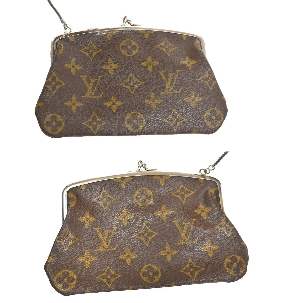 LOUIS VUITTON Bucket Marais Hand Bag Monogram Leather Brown U.S.A T42238 66PA146