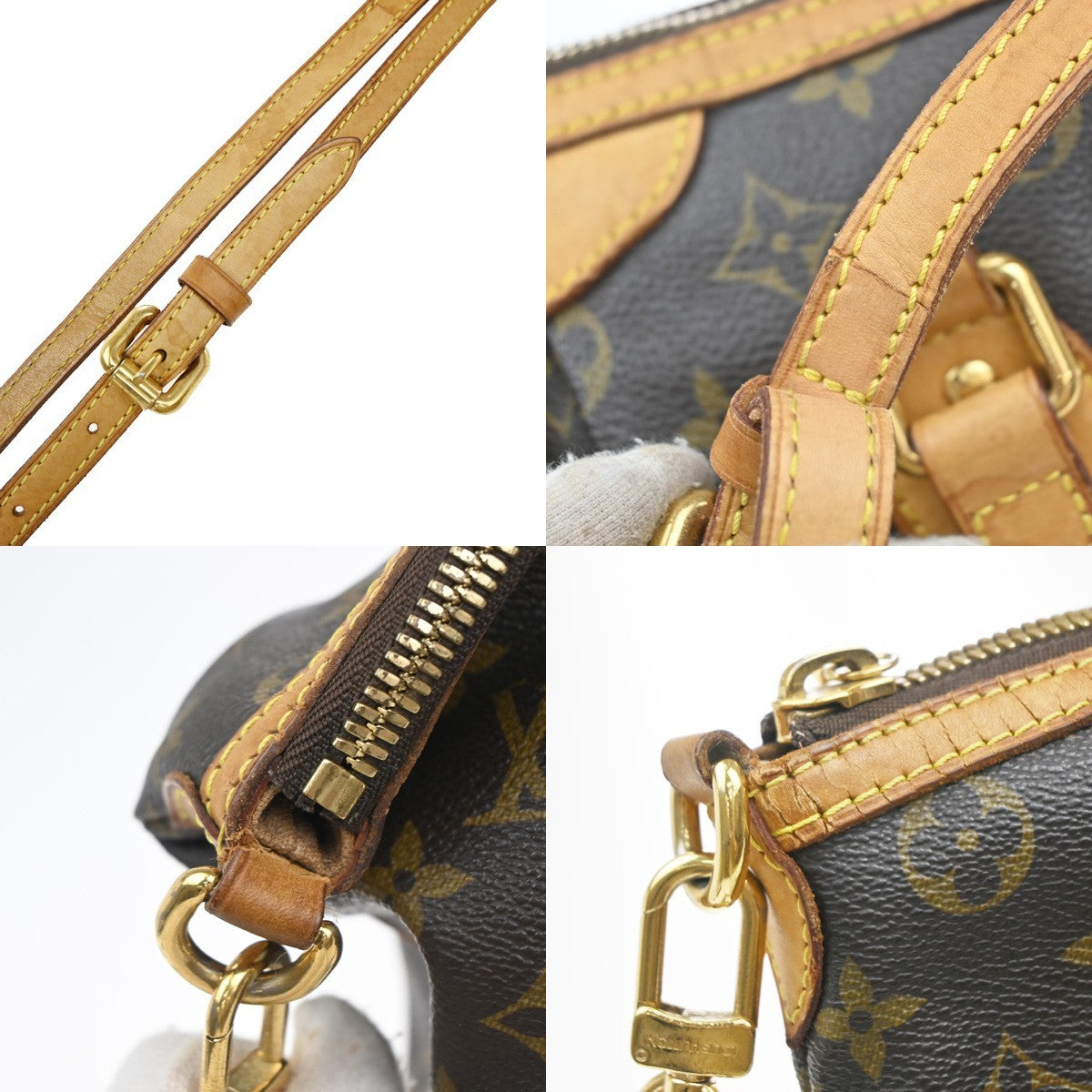 LOUIS VUITTON Palermo PM Shoulder Hand Bag Monogram Leather BN M40145 16KP600