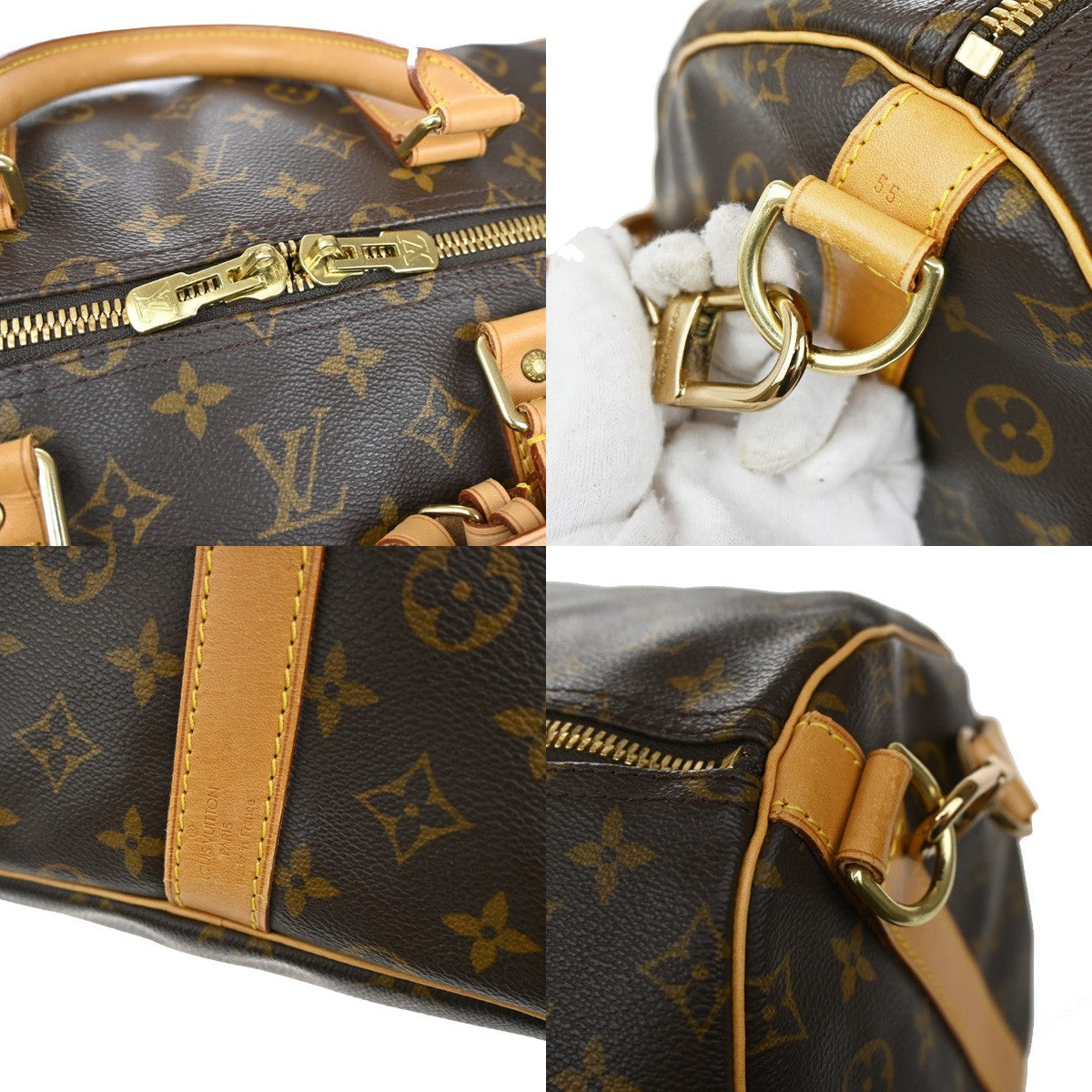 LOUIS VUITTON Keepall Bandouliere 55 2Way Hand Bag Monogram BN M41414 41KB483