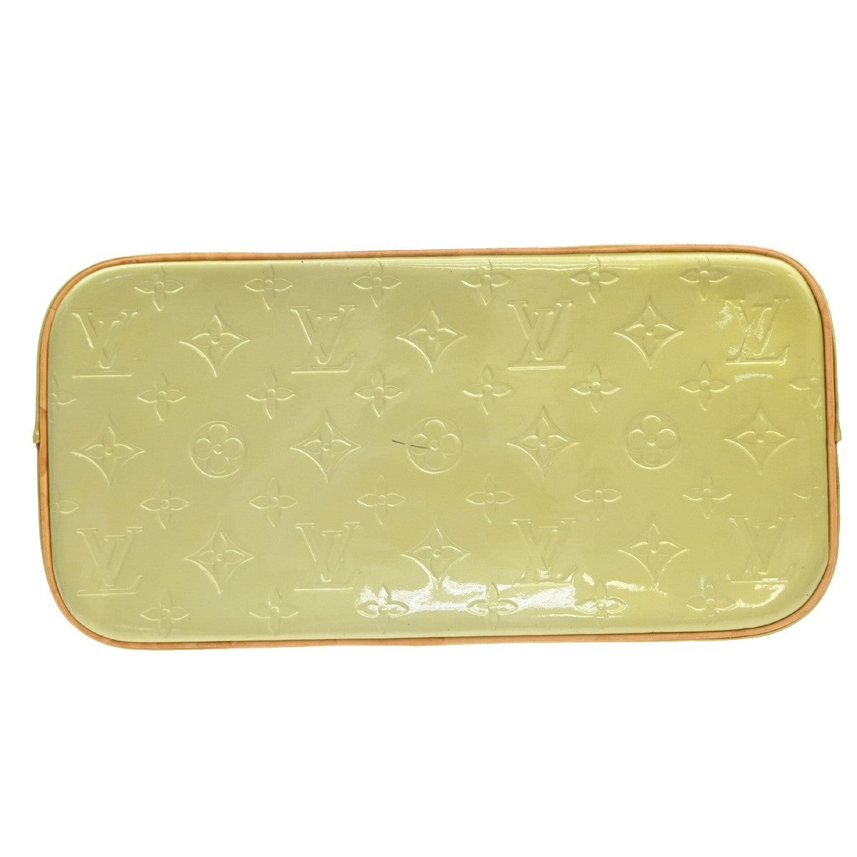 LOUIS VUITTON Monogram Vernis Houston Gris Hand Bag Green Spain M91053 31CA087