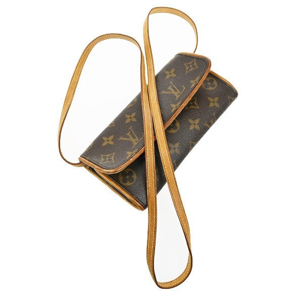 LOUIS VUITTON Pochette Twin PM 2Way Shoulder Clutch Bag Monogram M51854 86CA083
