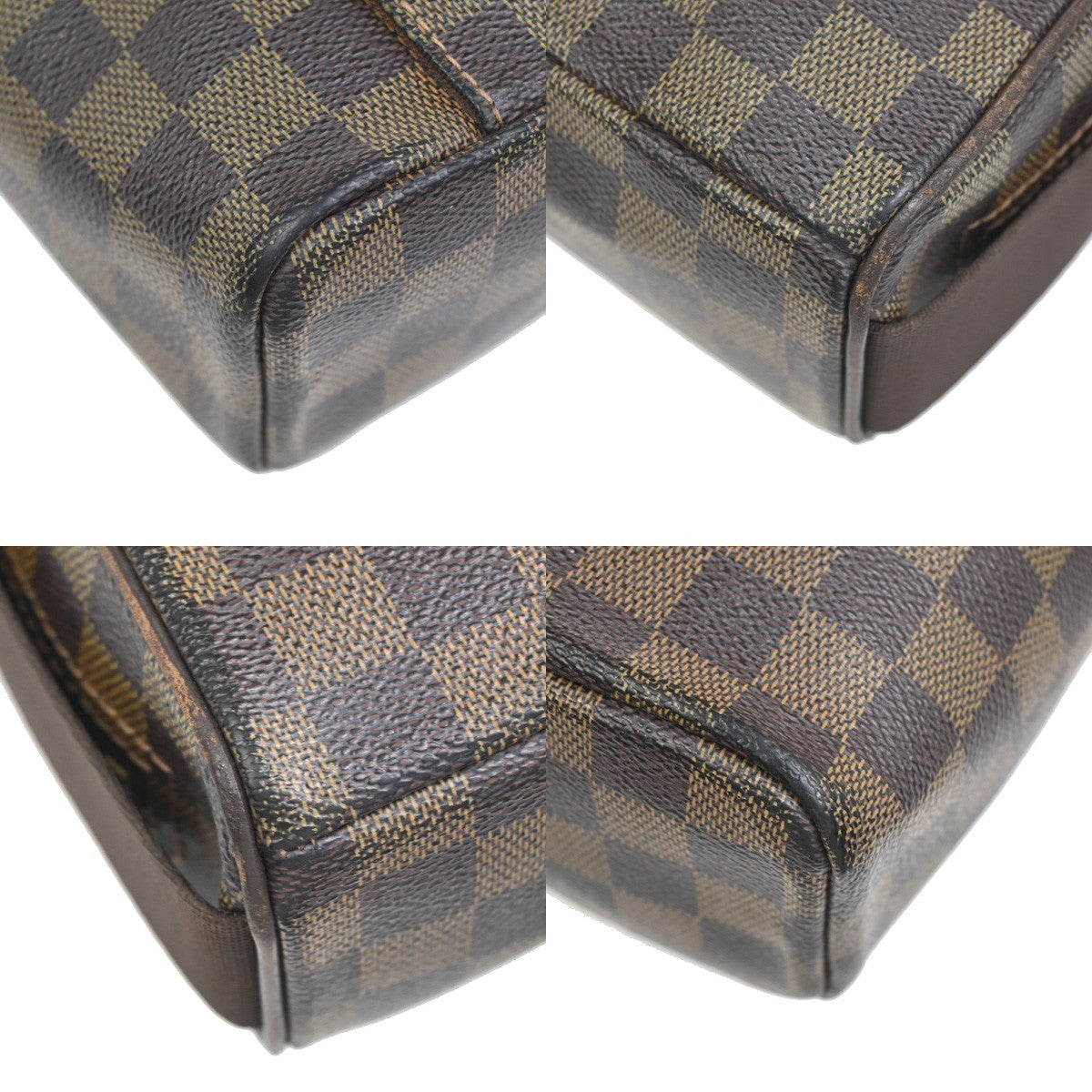 LOUIS VUITTON Olav PM Shoulder Bag Damier Ebene Leather BN France N41442 34KC799