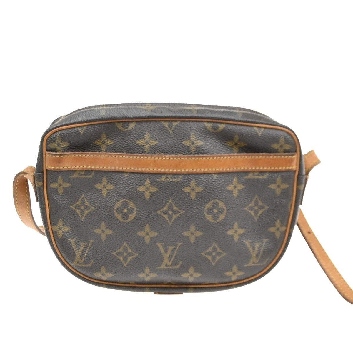 LOUIS VUITTON Jeune Fille PM Shoulder Bag Monogram Leather Brown M51227 33SA089