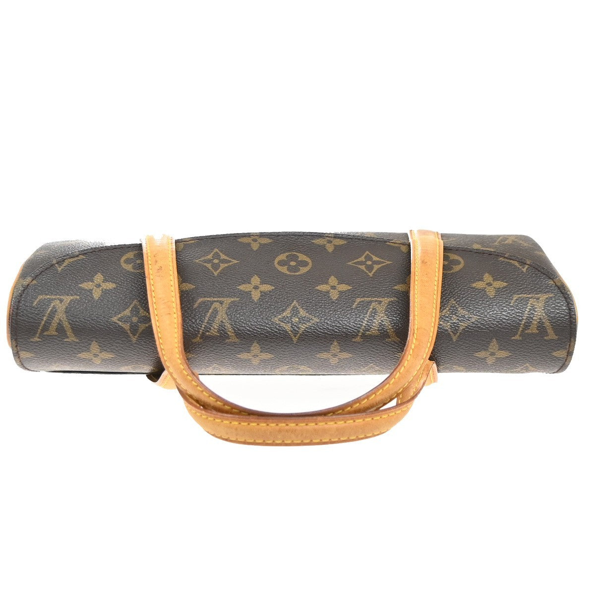 LOUIS VUITTON Sonatine Hand Bag Monogram Leather Brown France M51902 11MA528