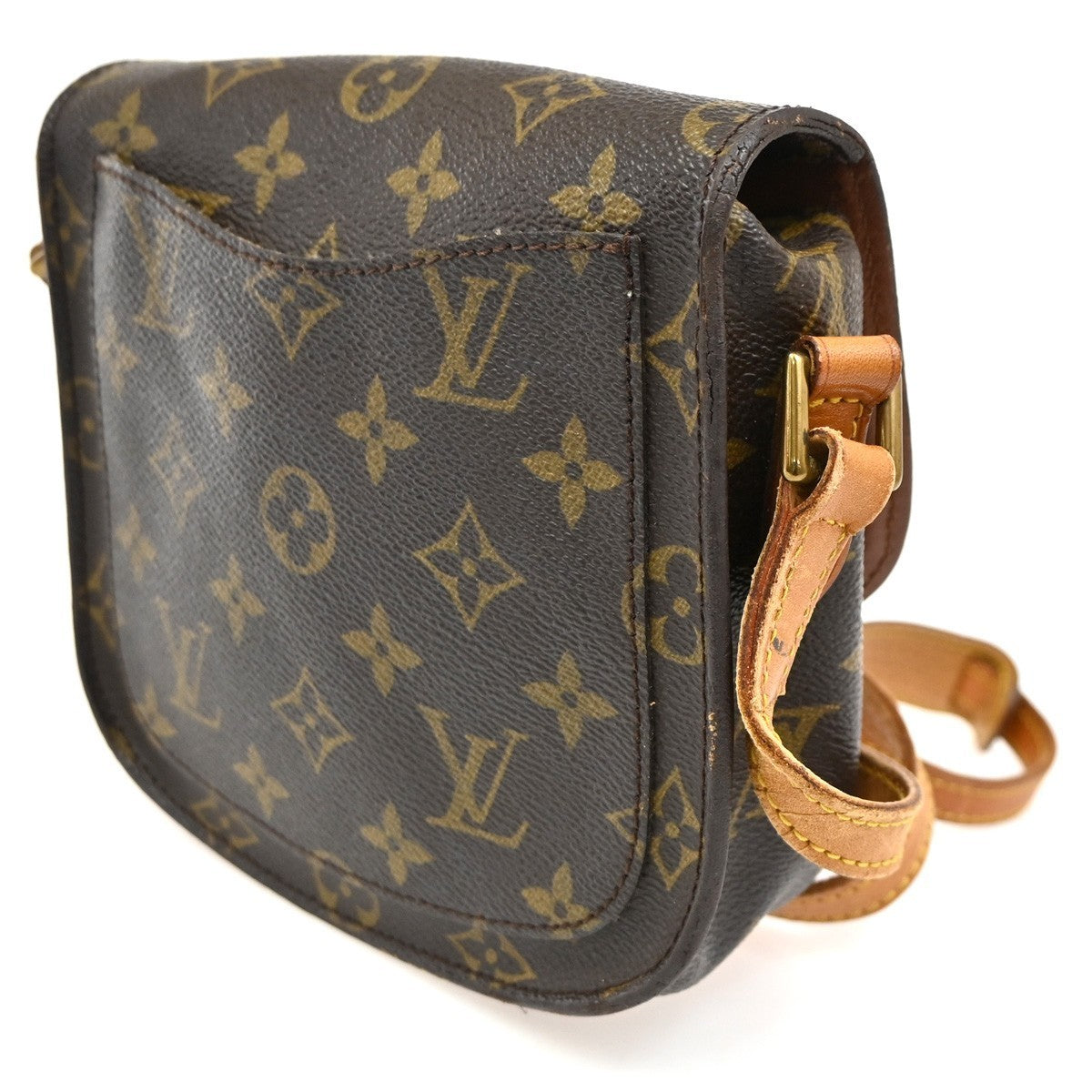 LOUIS VUITTON Mini Saint Cloud Shoulder Bag Monogram Leather BN M51244 80TA398