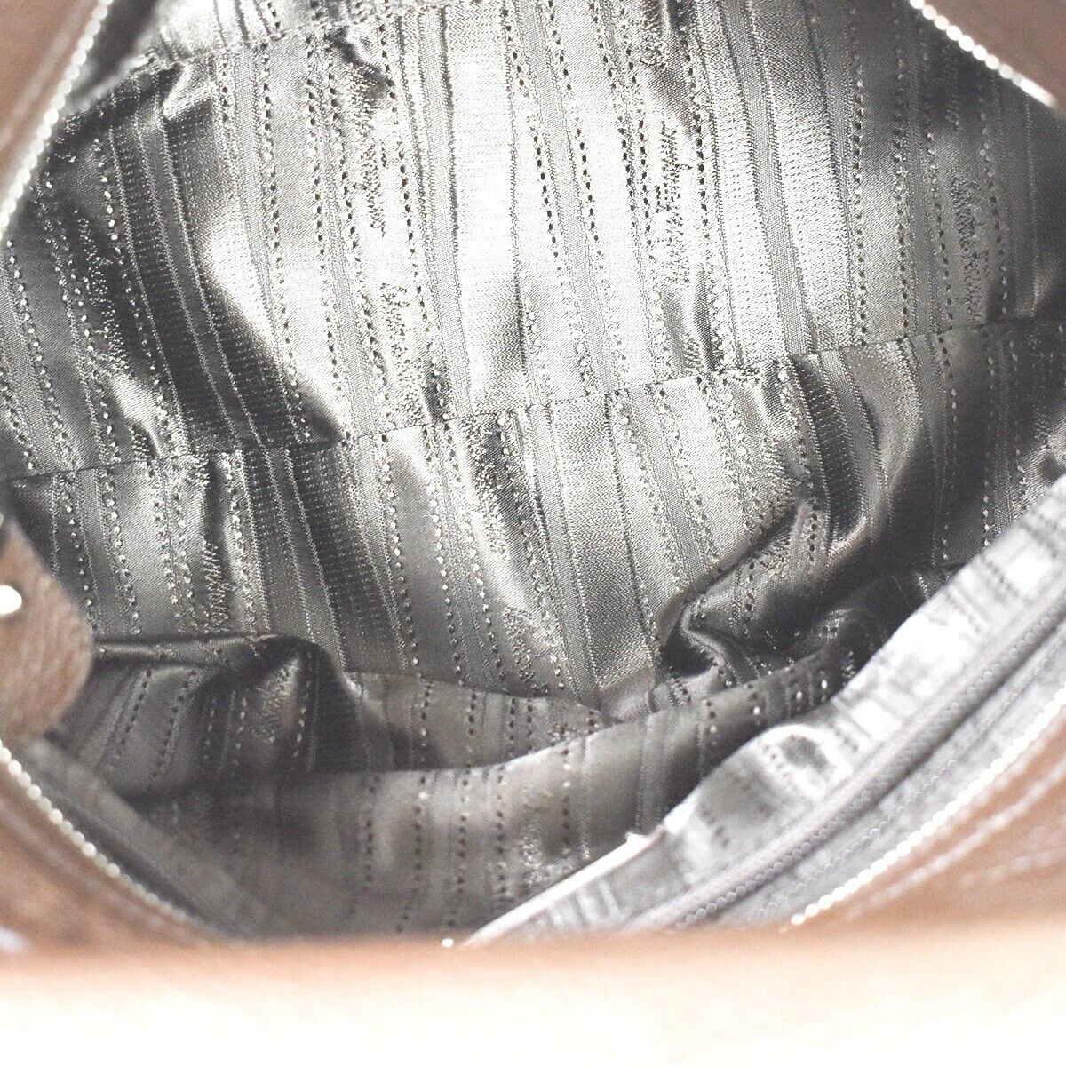 SALVATORE FERRAGAMO Sofia Gancini 2Way Shoulder Hand Bag Leather Brown 86YB961