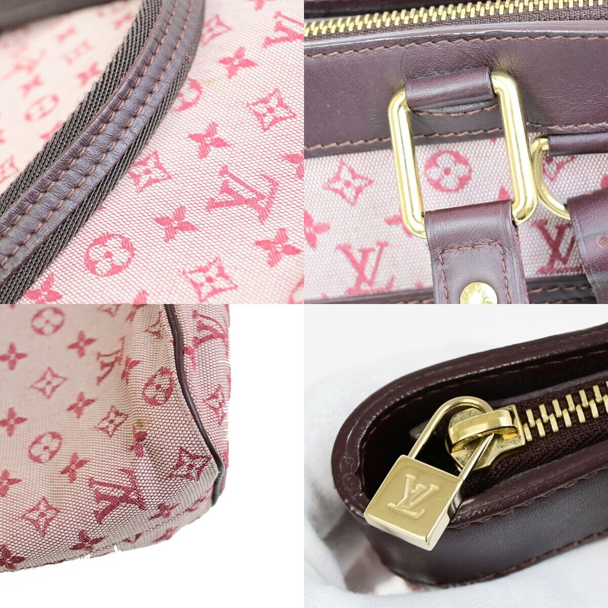 LOUIS VUITTON Lucille PM Shoulder Bag Monogram Mini Canvas Red M92678 85FB342